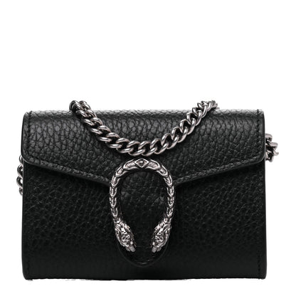 Gucci Calfskin Dionysus Coin Purse Black 1 of 7