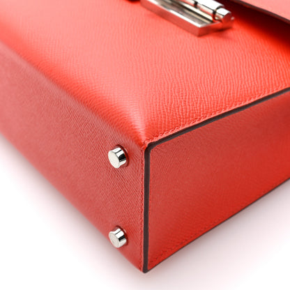 Hermes Epsom Verrou 21 Rouge Tomate 10 of 10