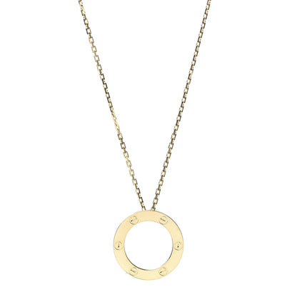 Cartier 18K Yellow Gold LOVE Pendant Necklace 1 of 6