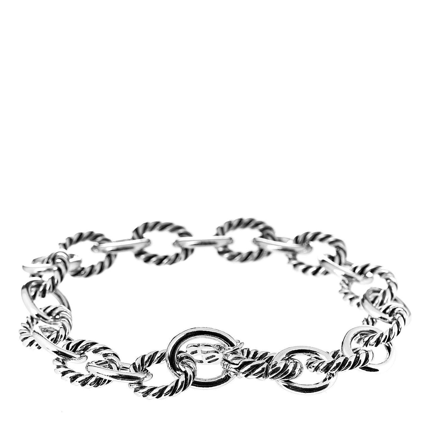 Sterling Silver 10mm Medium Oval Link Bracelet