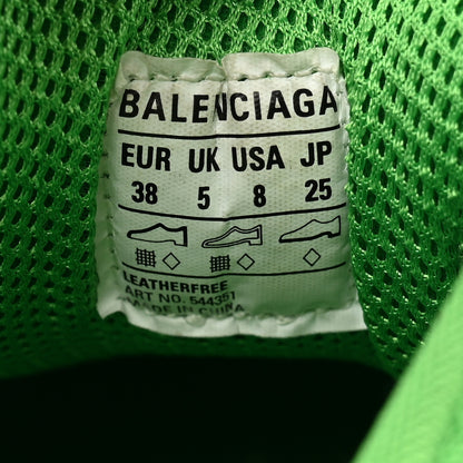 Balenciaga Fabric Mesh Clear Sole Womens Triple S Sneakers 38 Green 7 of 7