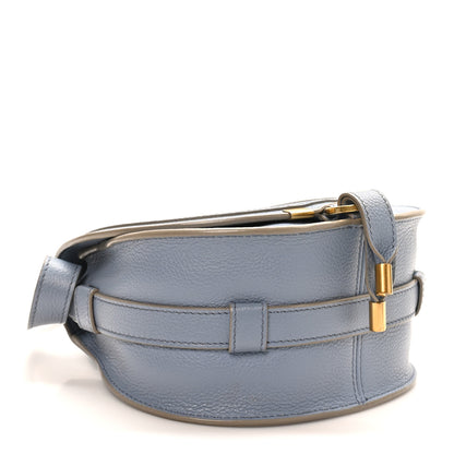 Chloe Calfskin Mini Marcie Round Crossbody Bag Cloudy Blue 4 of 10