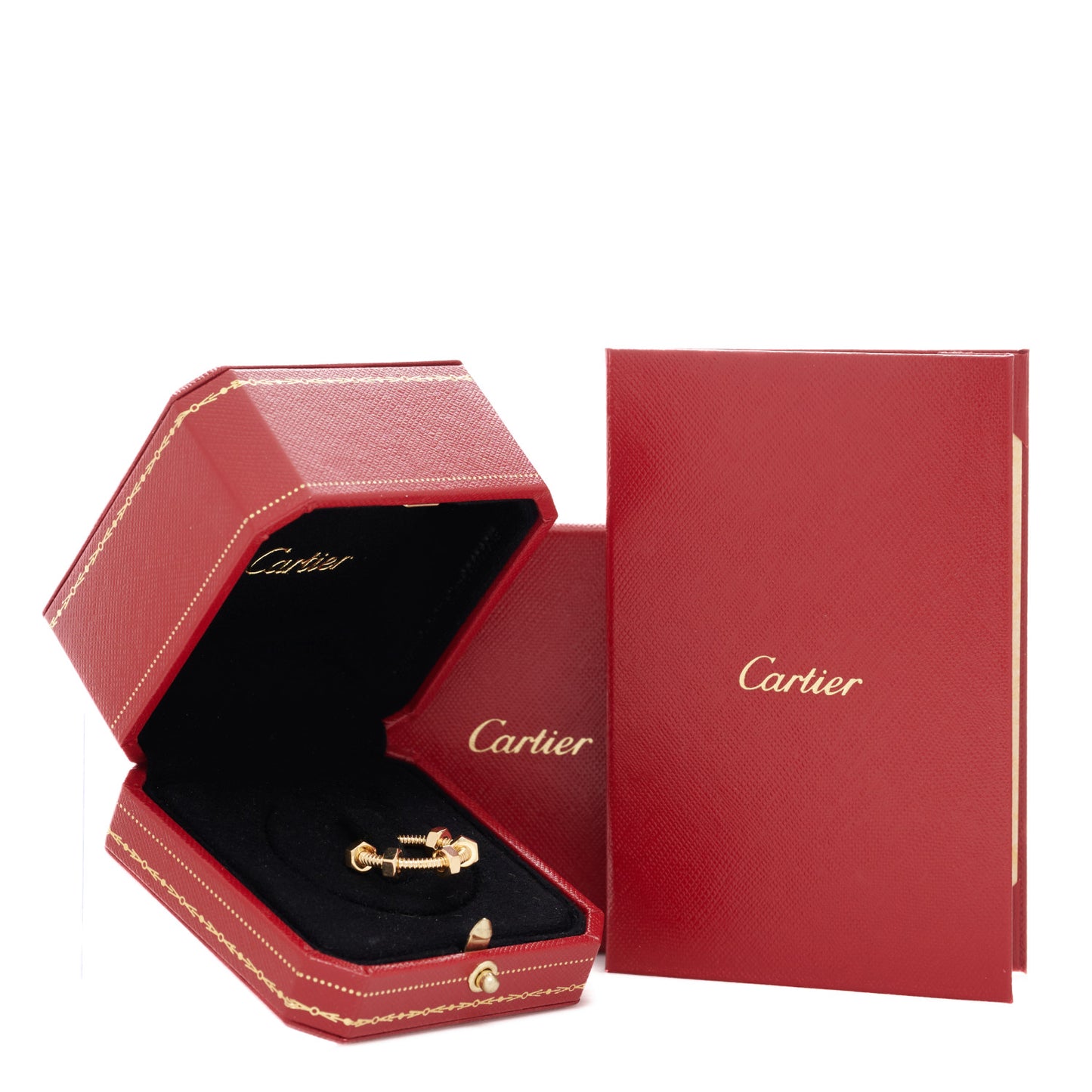 18K Yellow Gold Ecrou De Cartier Ring 52 6