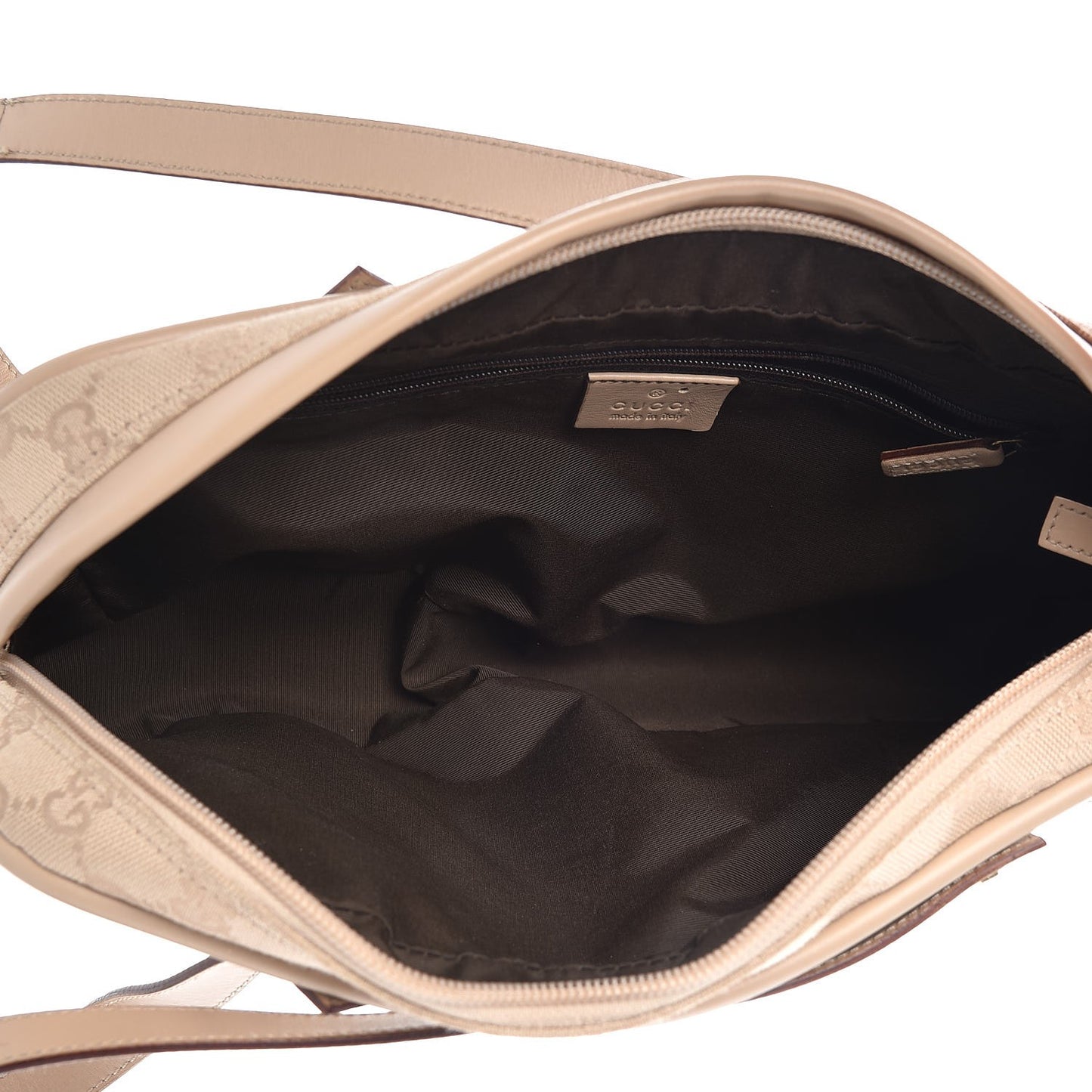 Monogram Satchel Beige