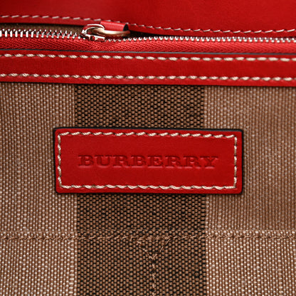 Burberry Canvas Mega Check Medium Ashby Hobo Cadmium Red 6 of 13