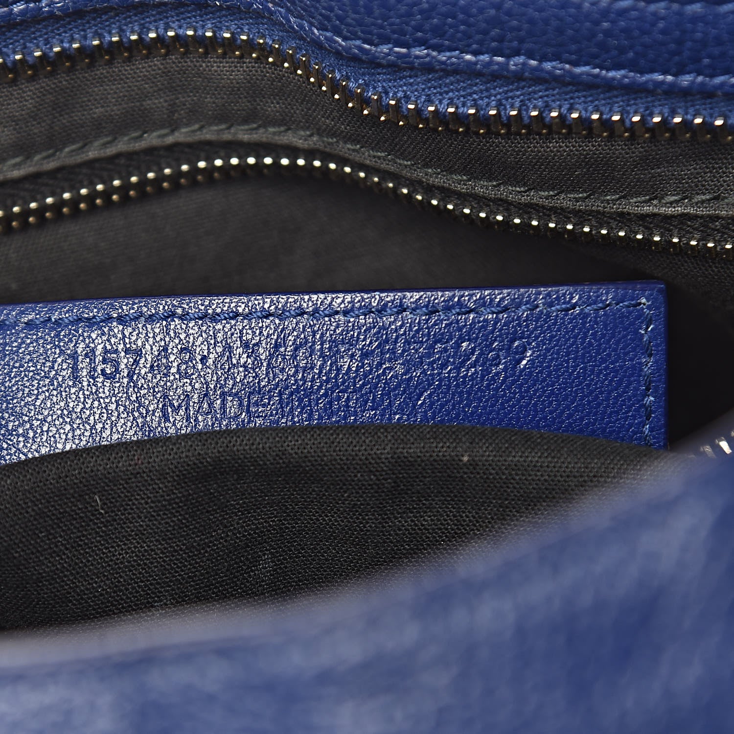 Balenciaga Chevre Gold Metallic Edge Hardware City Bleu Roi 7 of 13
