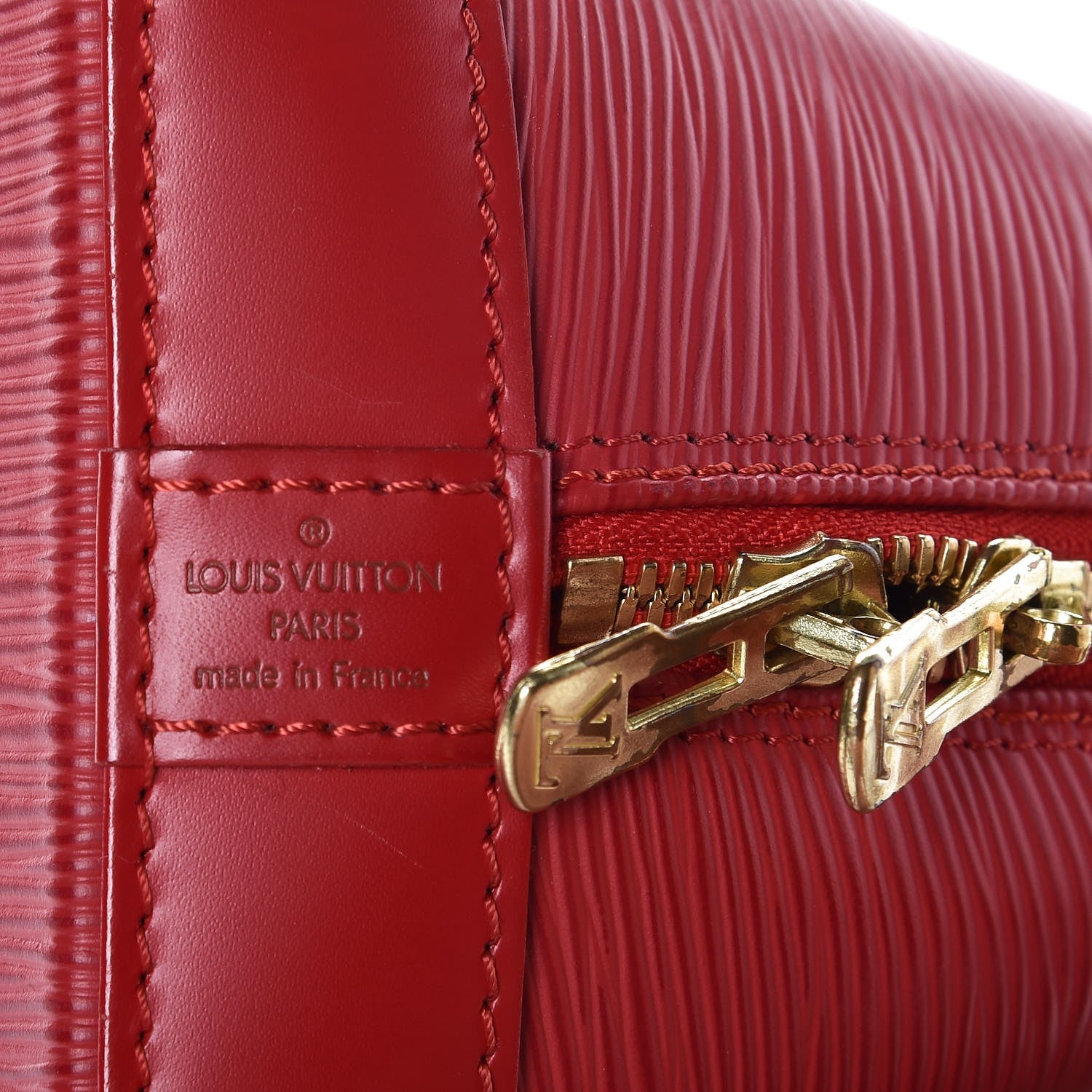 Louis Vuitton Epi Alma MM Rouge 6 of 16