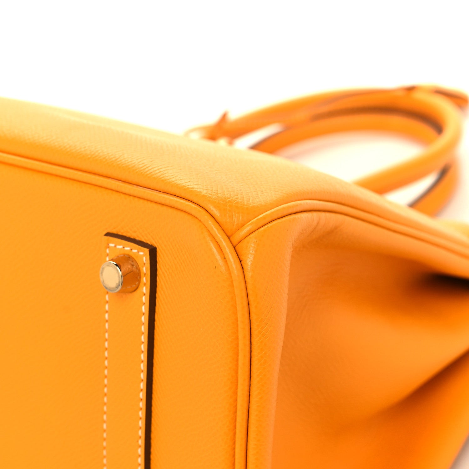 Hermes Epsom Candy Birkin 35 Jaune D'Or Feu 10 of 12