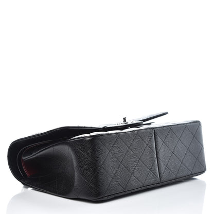 Chanel Caviar Quilted Jumbo Double Flap Black 5 of 9