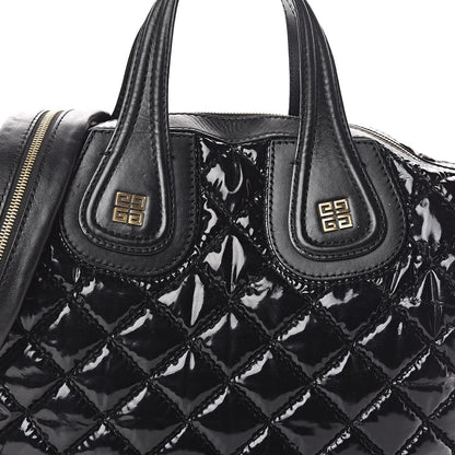 Givenchy Patent Quilted Medium Nightingale Black 7 of 15
