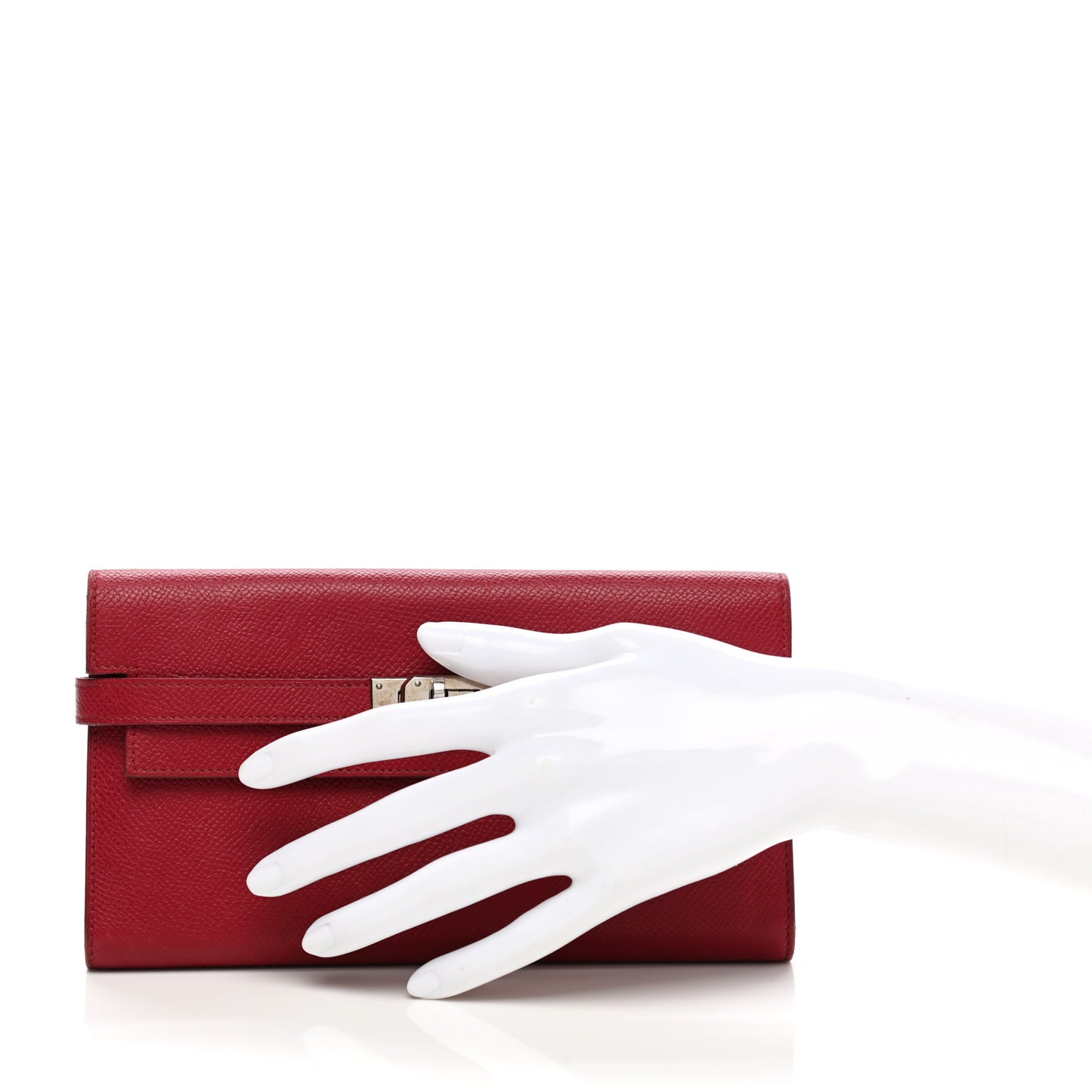 Epsom Kelly Longue Wallet Rubis
