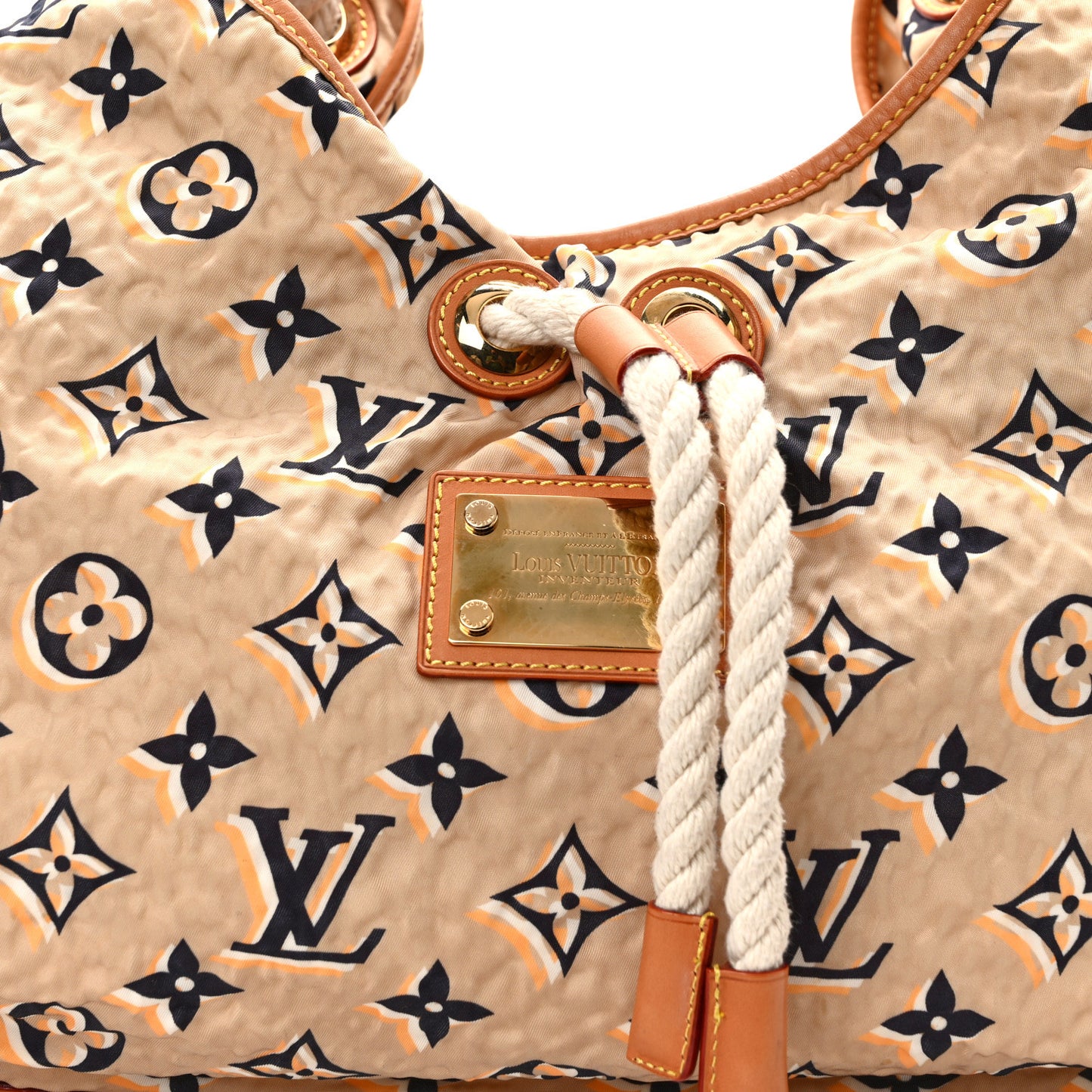 Canvas Monogram Cruise Bulles MM Natural