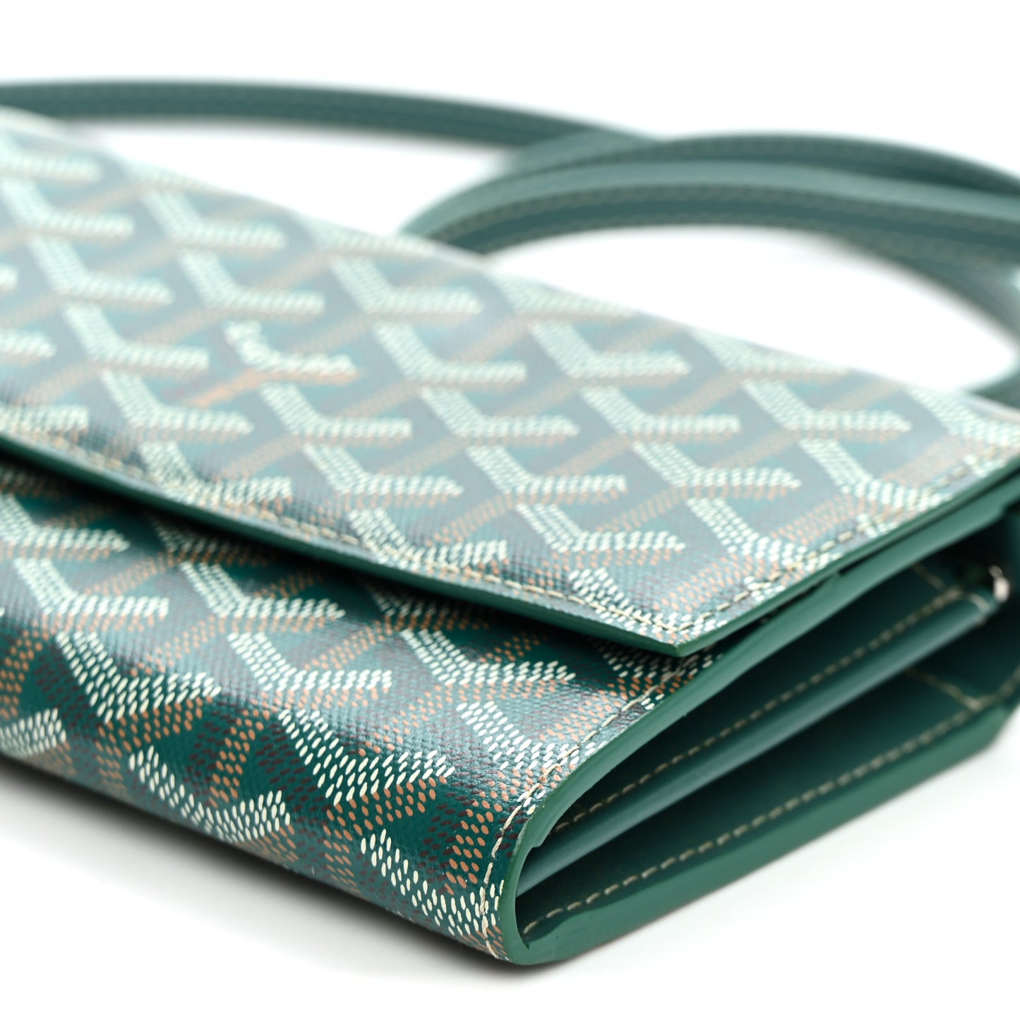 Goyardine Varenne Continental Wallet Green