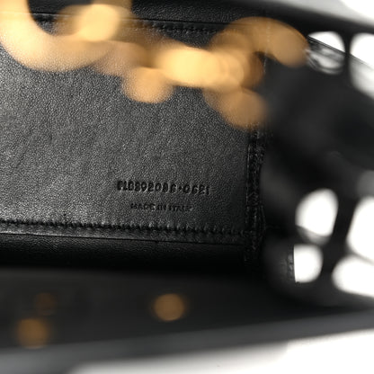 Saint Laurent Calfskin Crocodile Embossed Nano Sac De Jour Black 7 of 10