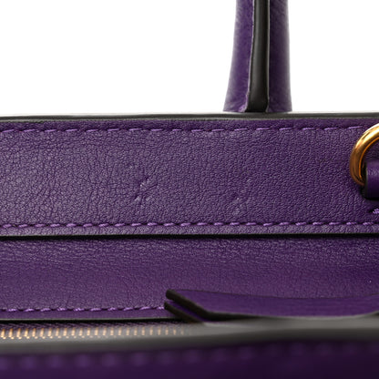 Mulberry Small Classic Grain Mini Zipped Bayswater Amethyst 12 of 12