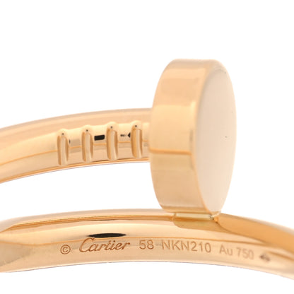 Cartier 18K Yellow Gold Juste Un Clou Ring 58 8.25 4 of 6