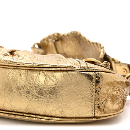 Balenciaga Metallic Agneau Arena Le Cagole Shoulder Bag XS Gold 11 of 11