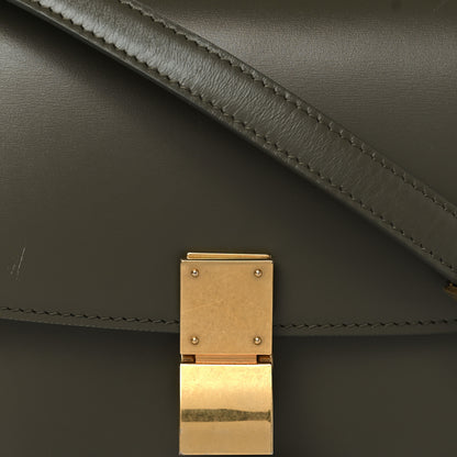 Celine Box Calfskin Small Classic Box Flap Bag Dark Olive 6 of 8