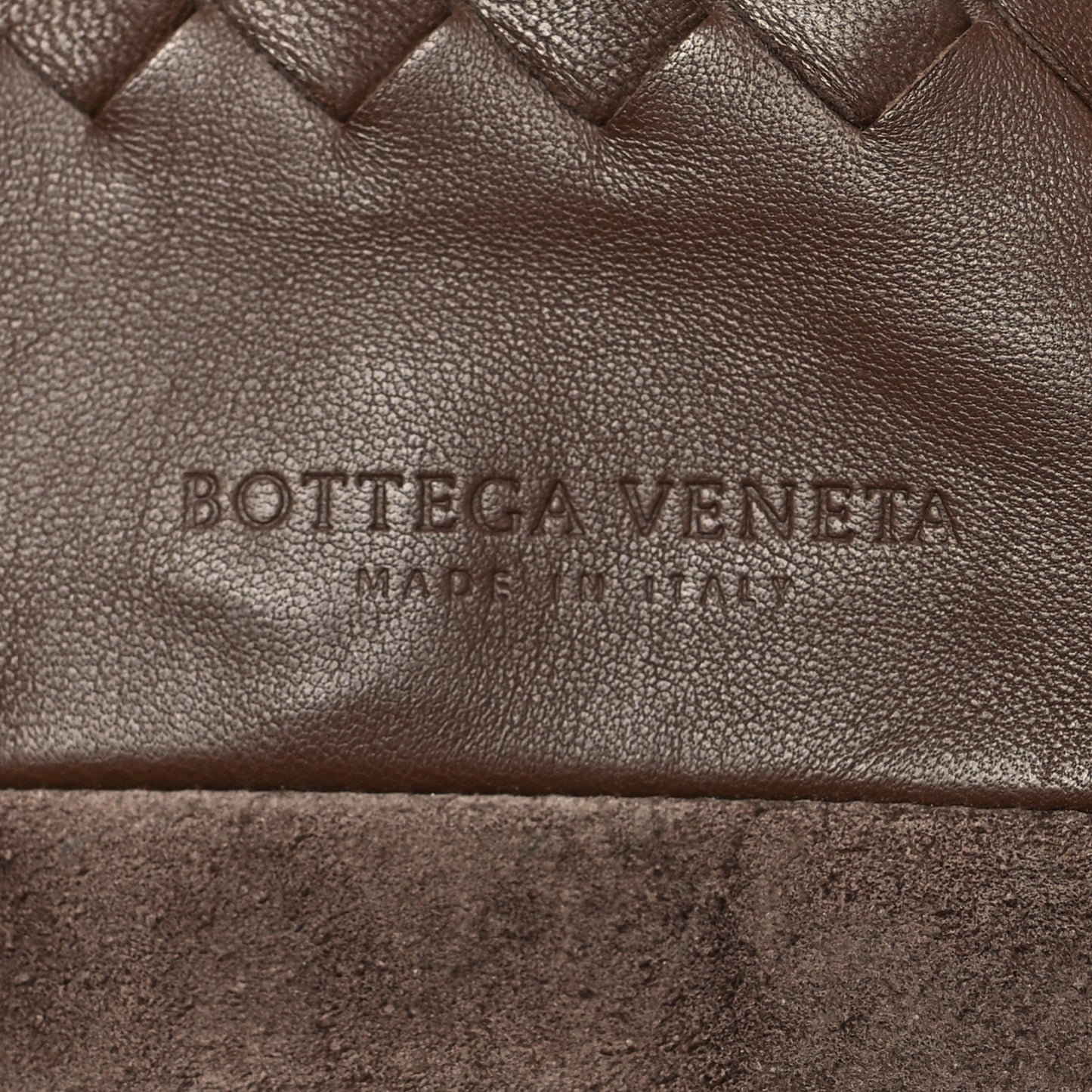 Nappa Intrecciato Large Tote Coffee