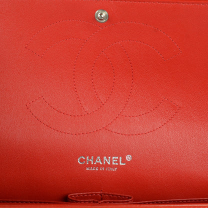 Chanel Lambskin Quilted Jumbo Double Flap Red 6 of 10