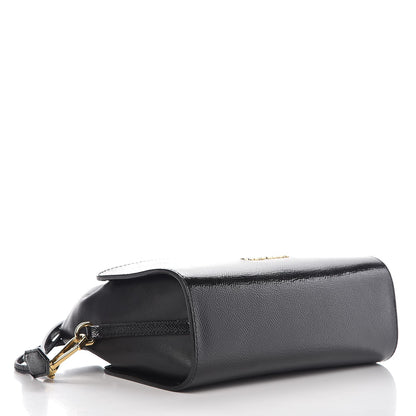 Burberry Patent Grained Calfskin Little Crush Black 4 of 9