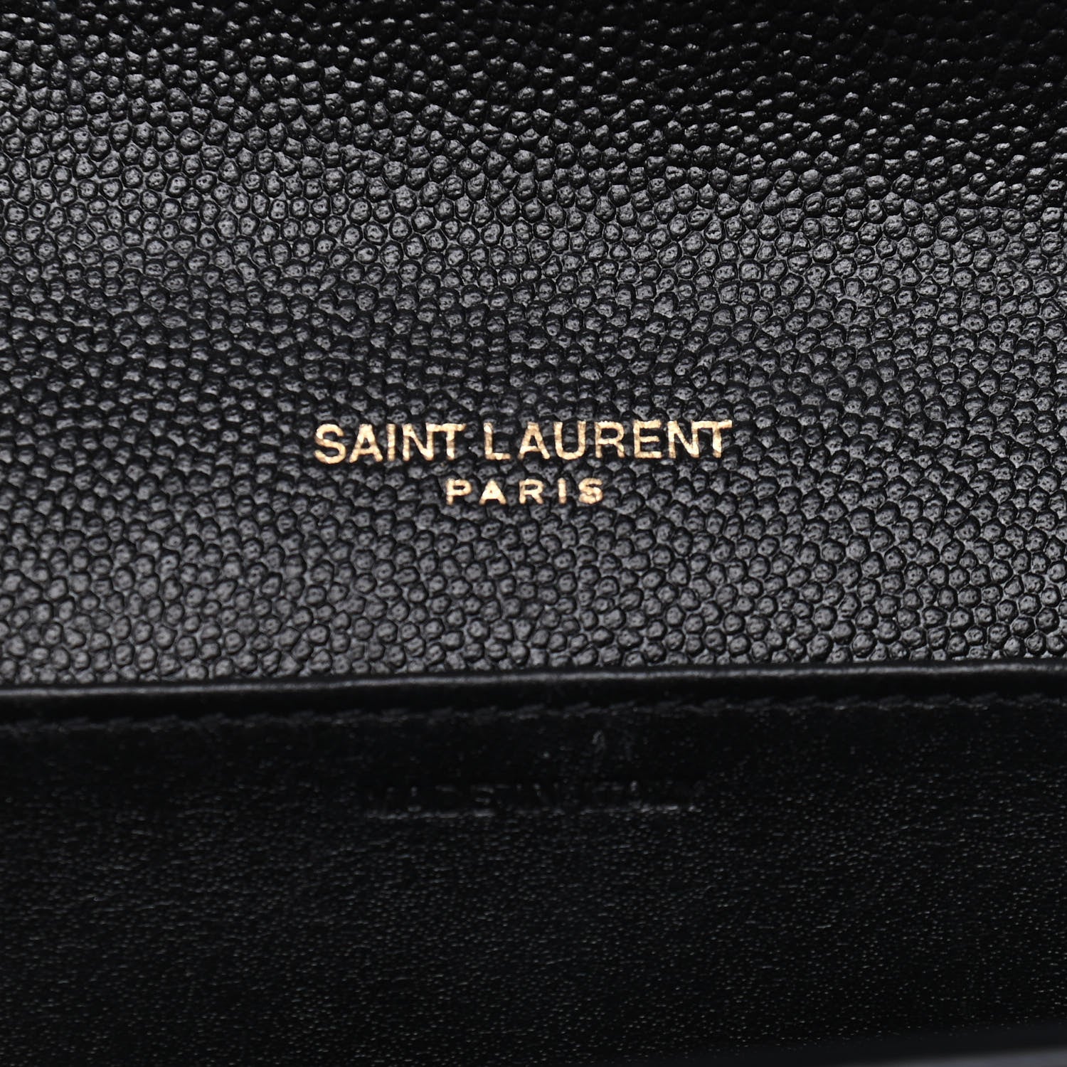 Saint Laurent Grain De Poudre Uptown Chain Wallet Black 8 of 9