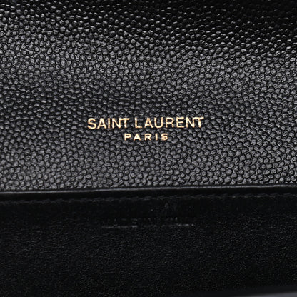 Saint Laurent Grain De Poudre Uptown Chain Wallet Black 8 of 9