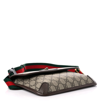 Gucci GG Supreme Monogram Neo Vintage Web Belt Bag Brown 3 of 9