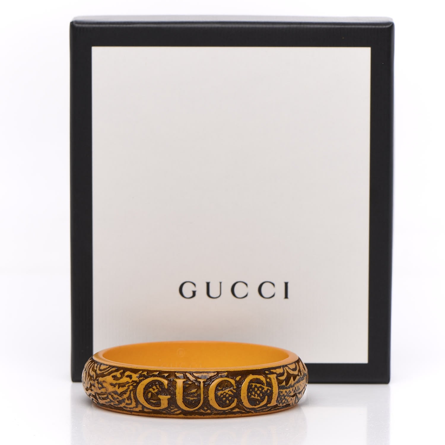 Gucci Resin Flora Bracelet S Giallo 7 of 7