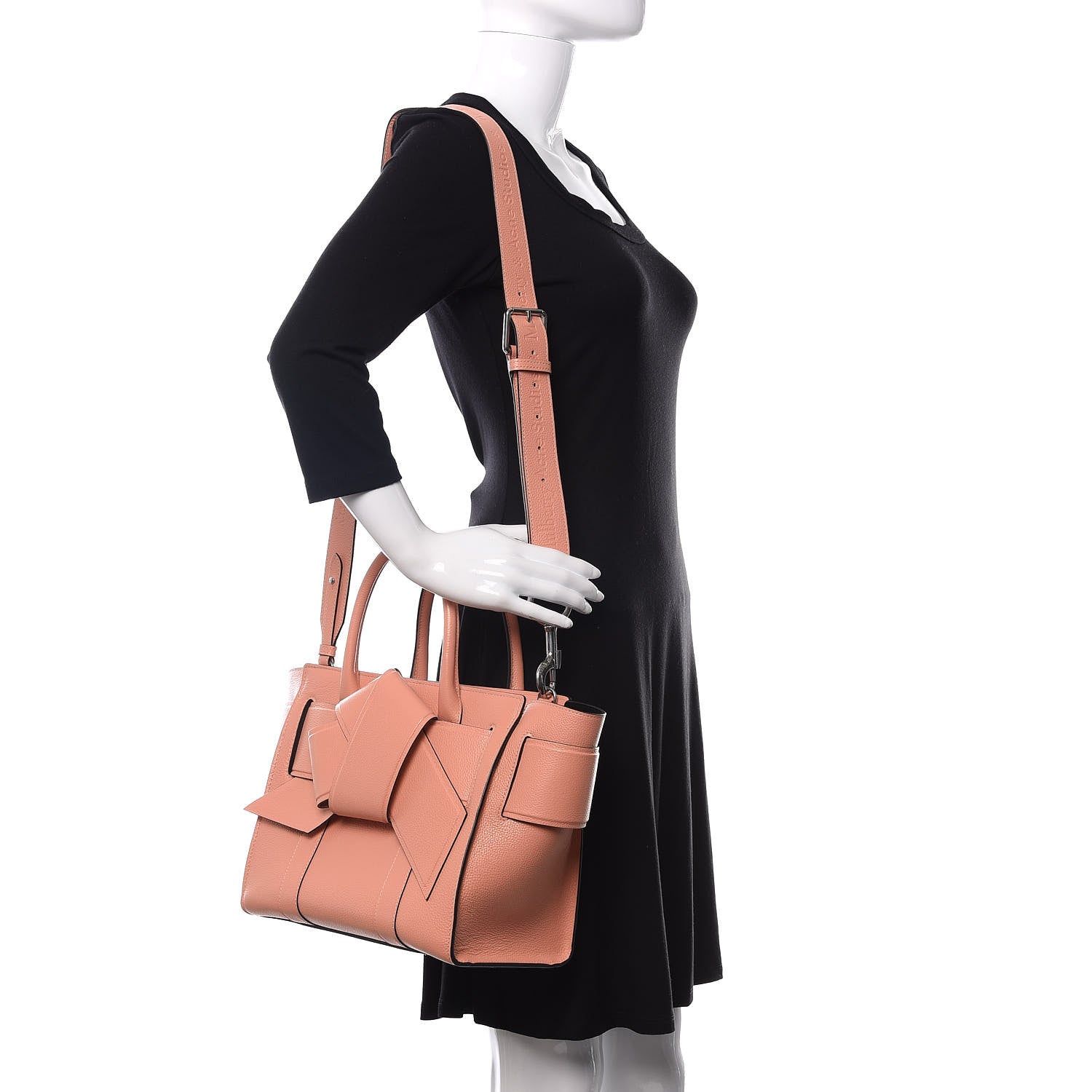 Mulberry x ACNE STUDIOS Grained Calfskin Musubi Bayswater Satchel Pink 2 of 9