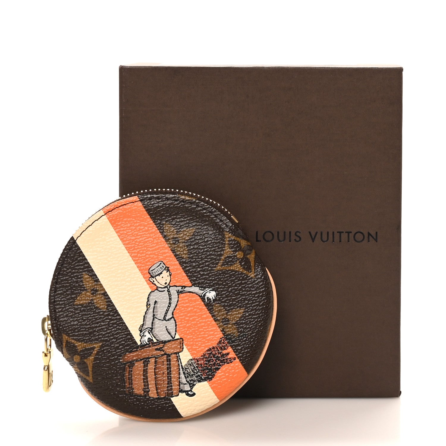 Louis Vuitton Monogram Groom Round Coin Purse 6 of 7
