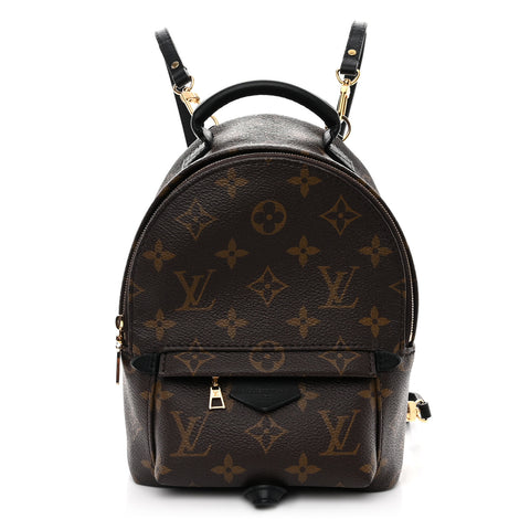 LOUIS VUITTON Monogram Palm Springs Backpack Mini