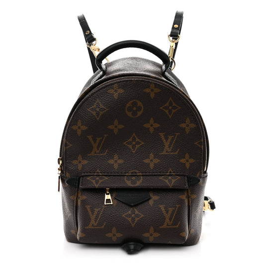 LOUIS VUITTON Monogram Palm Springs Backpack Mini