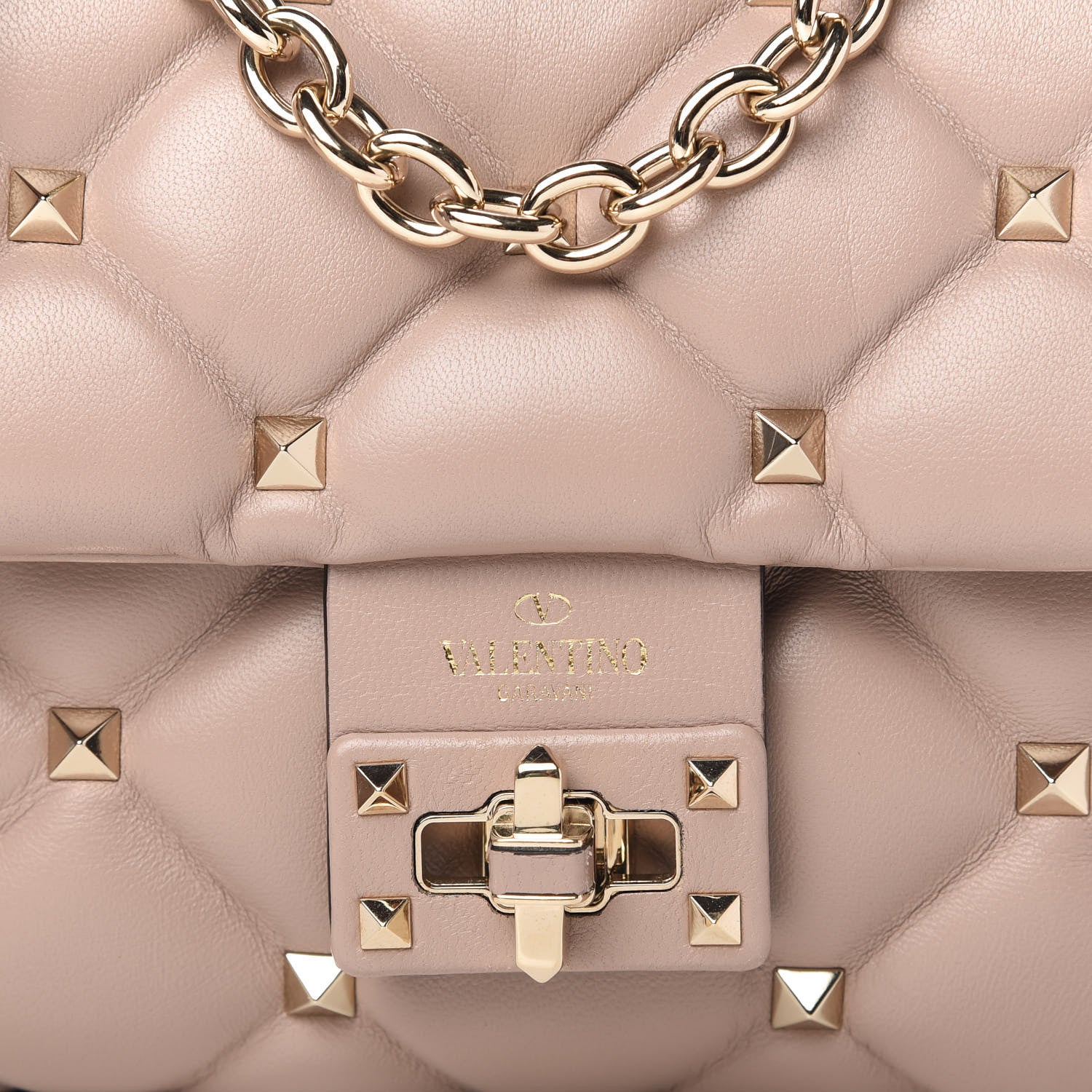 Valentino Garavani Nappa Small Candystud Crossbody Poudre 10 of 10