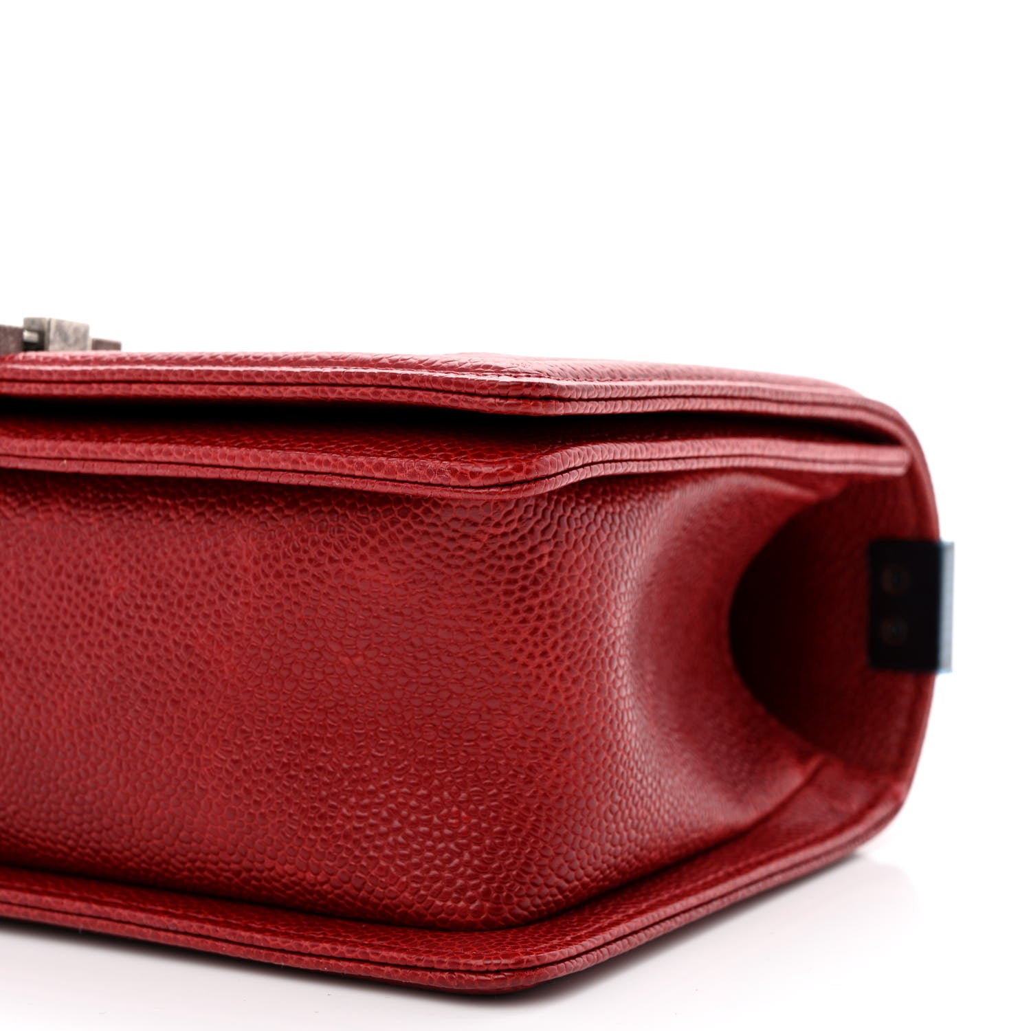 Chanel Caviar Quilted Medium Boy Flap Dark Red 11 of 11