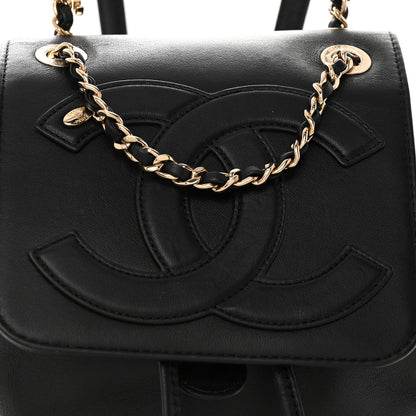 Chanel Lambskin CC Mania Backpack Black 8 of 13