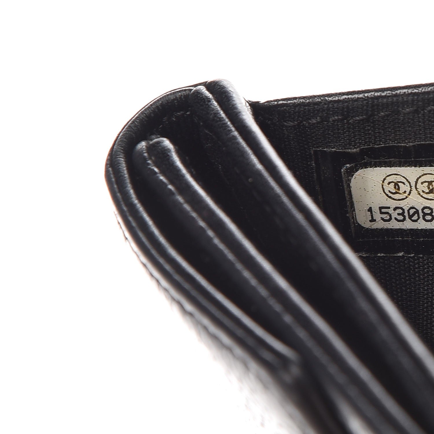 Chanel Caviar Timeless CC Compact French Wallet Black 8 of 15