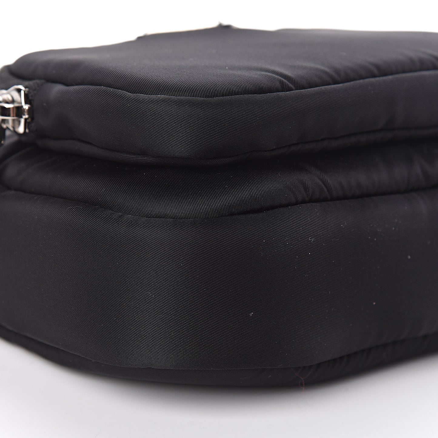 Tessuto Nylon Pocket Wristlet Pouch Black Fuoco