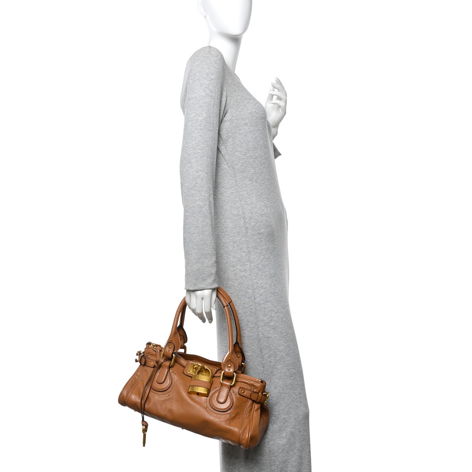 Chloe Grained Buffalo Paddington Mustang Brown 3 of 10