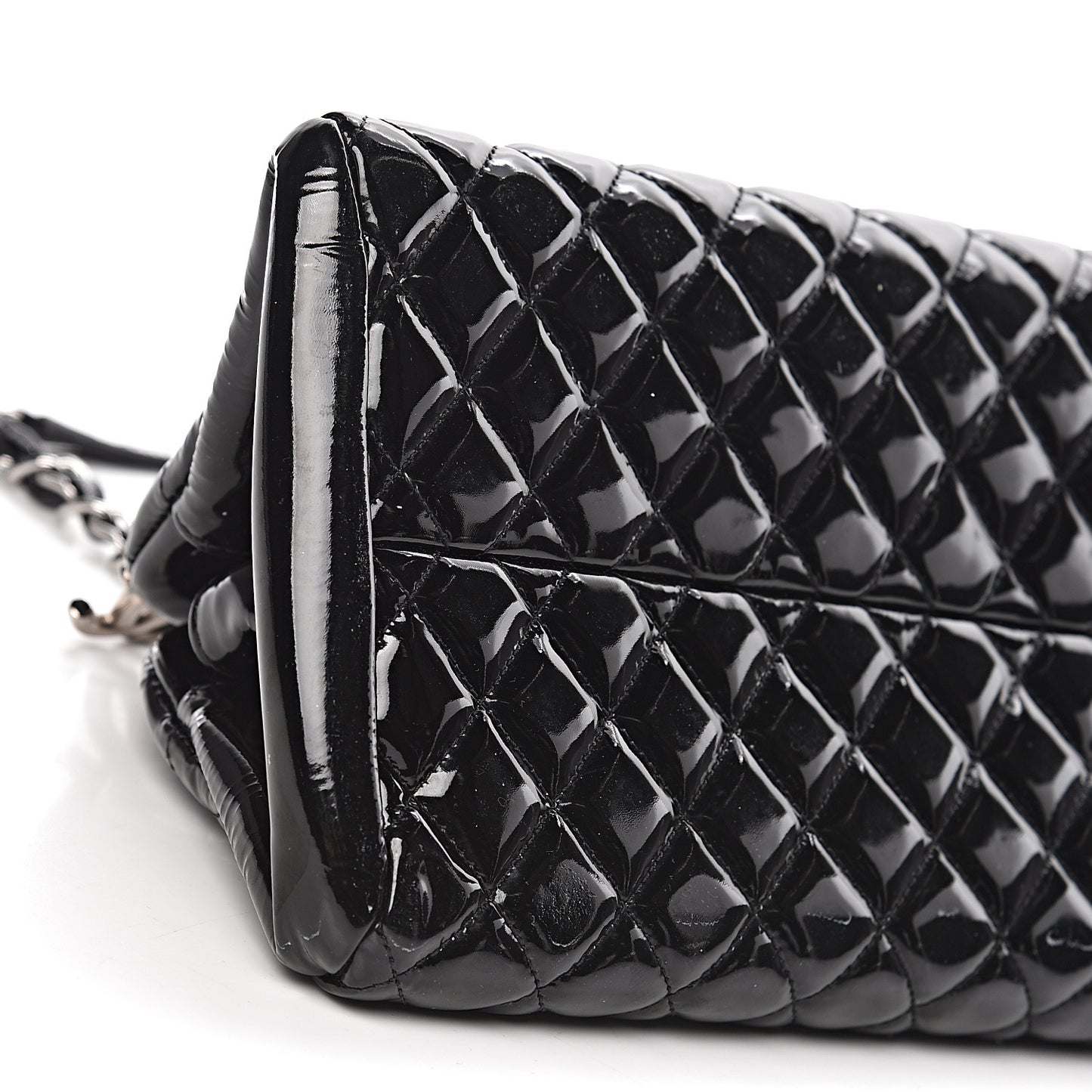 Patent Quilted Medium Just Mademoiselle Black