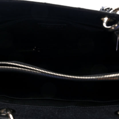 Chanel Caviar Quilted Grand Shopping Tote GST Black  Black 5 of 10