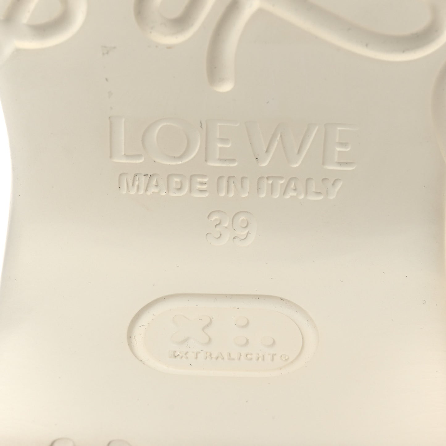 Foam Rubber Terra Clogs Sandals 39 White