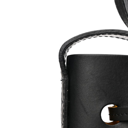 Mansur Gavriel Vegetable Tanned Calfskin Mini Bucket Bag Black Oro 14 of 14