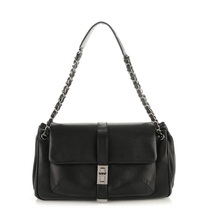 Chanel Caviar Mademoiselle Lock Accordion Flap Black 1 of 8