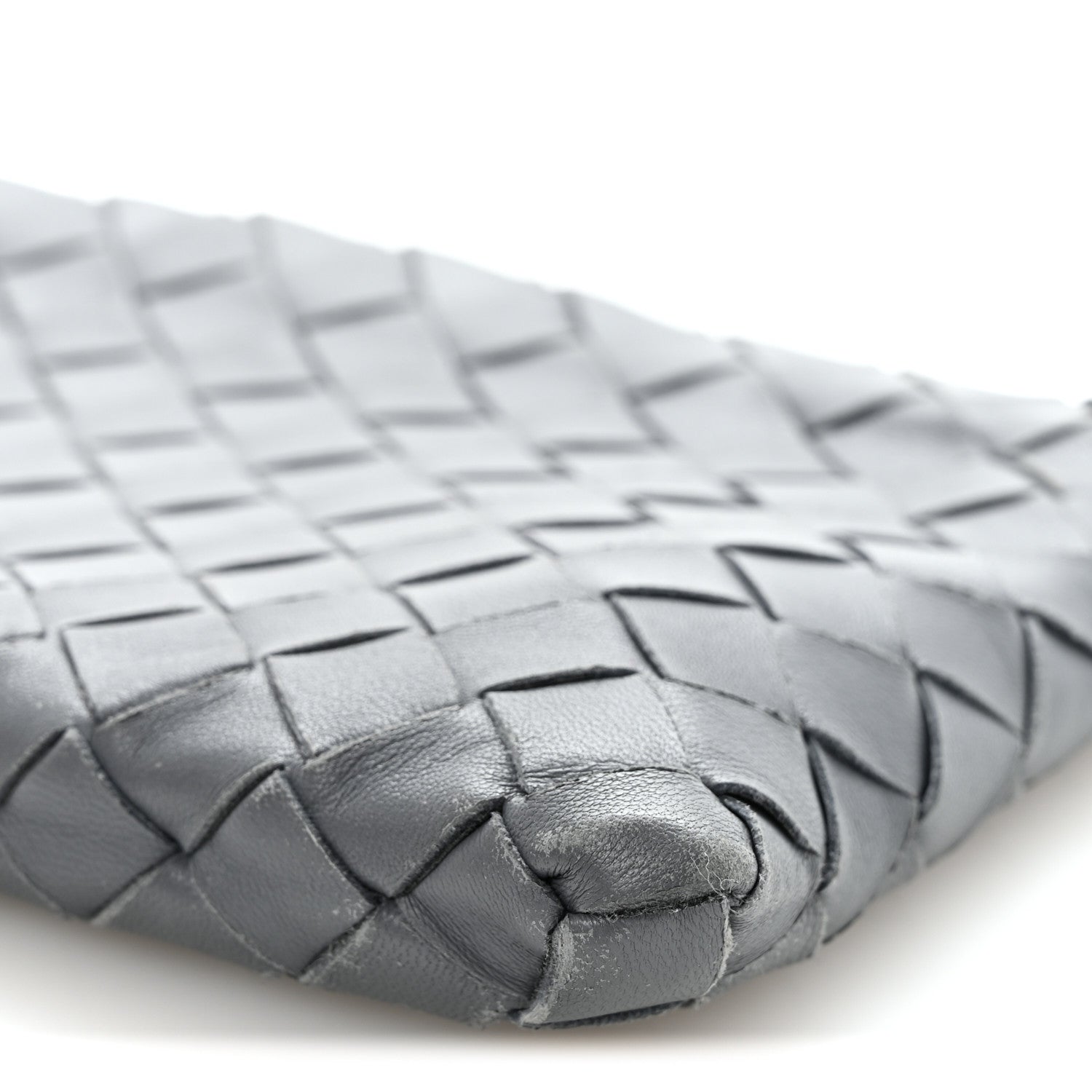Bottega Veneta Nappa Intrecciato Small Zip Pouch Thunder 10 of 11