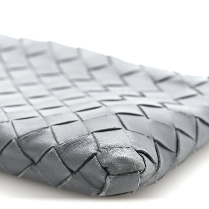 Bottega Veneta Nappa Intrecciato Small Zip Pouch Thunder 10 of 11