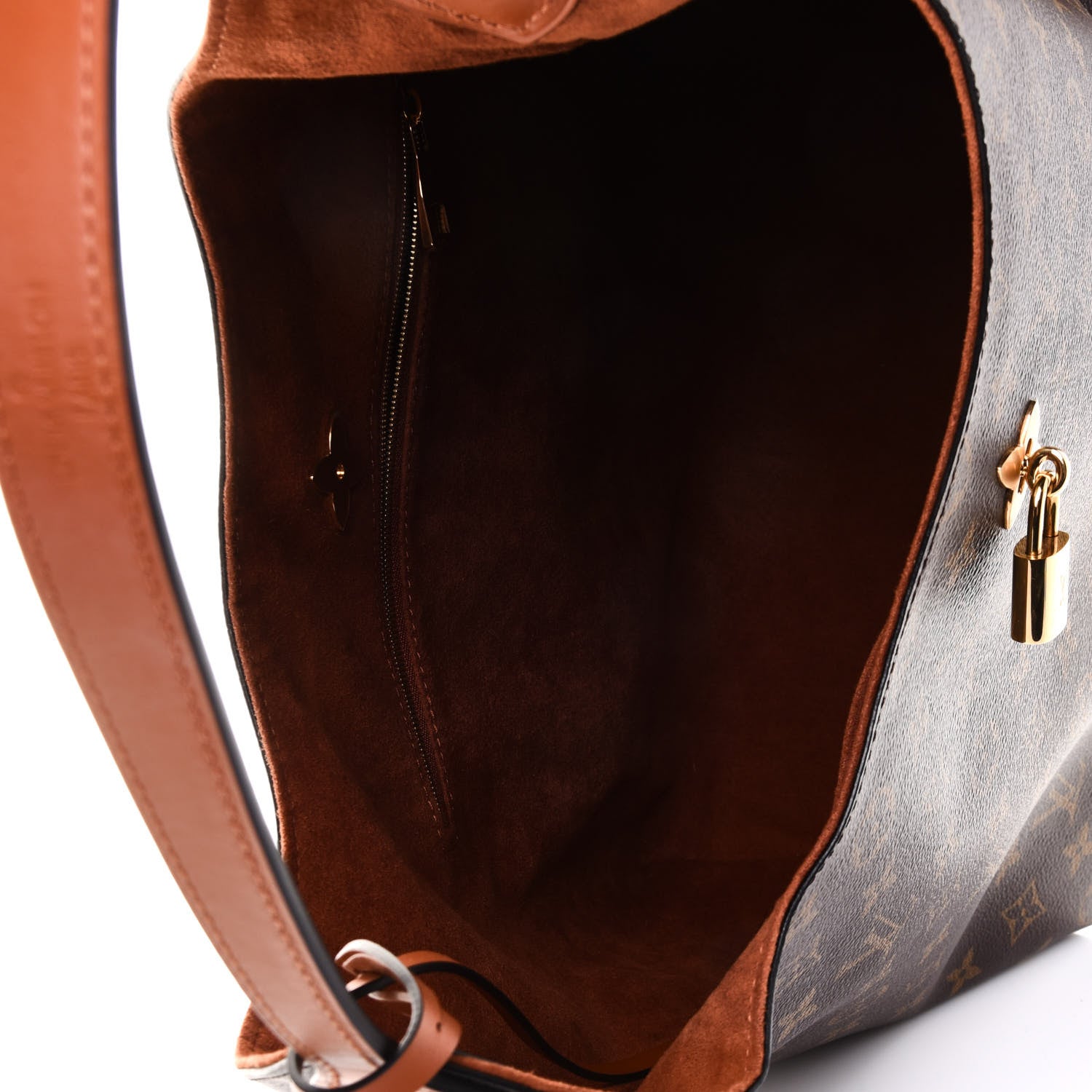 Louis Vuitton Monogram Flower Hobo Caramel 5 of 12