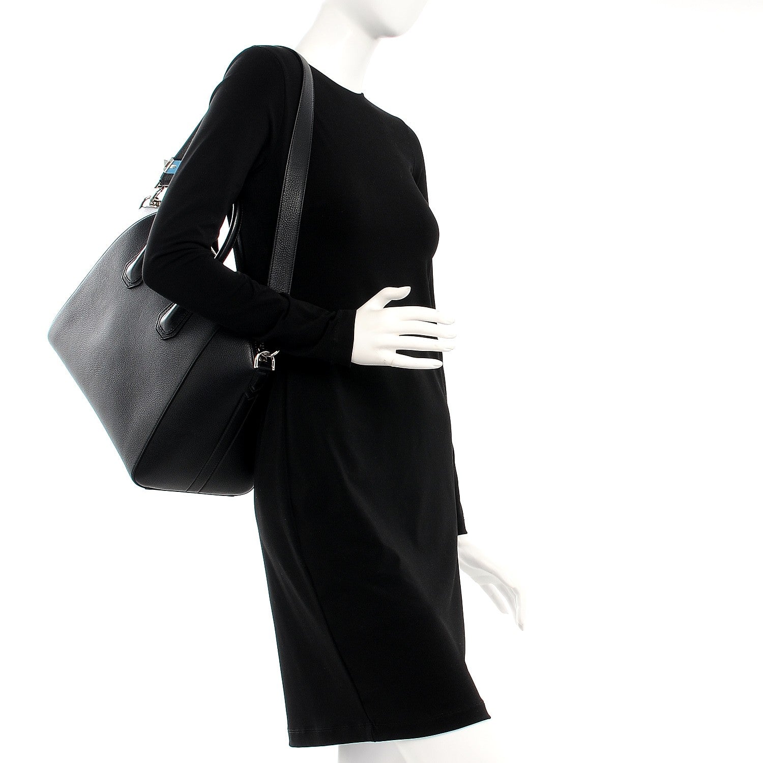 Givenchy Sugar Goatskin Medium Antigona Black 2 of 9