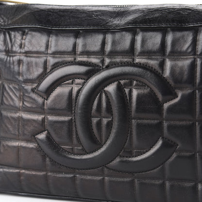 Chanel Quilted Medium Chocolate Bar Shoulder Bag Black 9 of 10