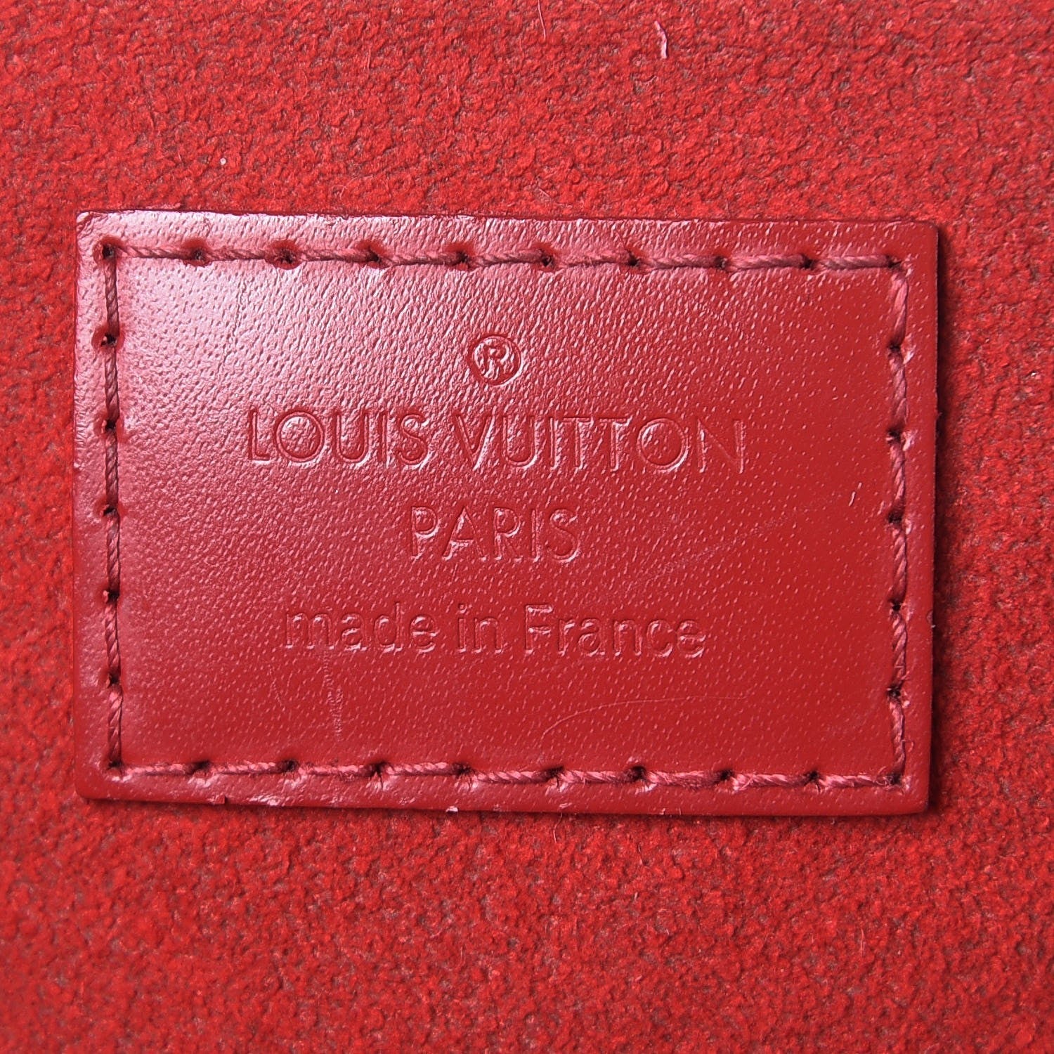 Louis Vuitton Damier Ebene Caissa Tote PM Cherry 6 of 7